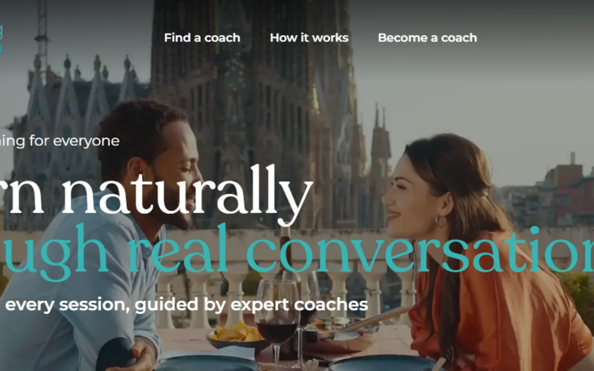 Captura de MyLinguaMeeting. Un marketplace de coaches de idiomas y una plataforma universitaria, en el mismo código.