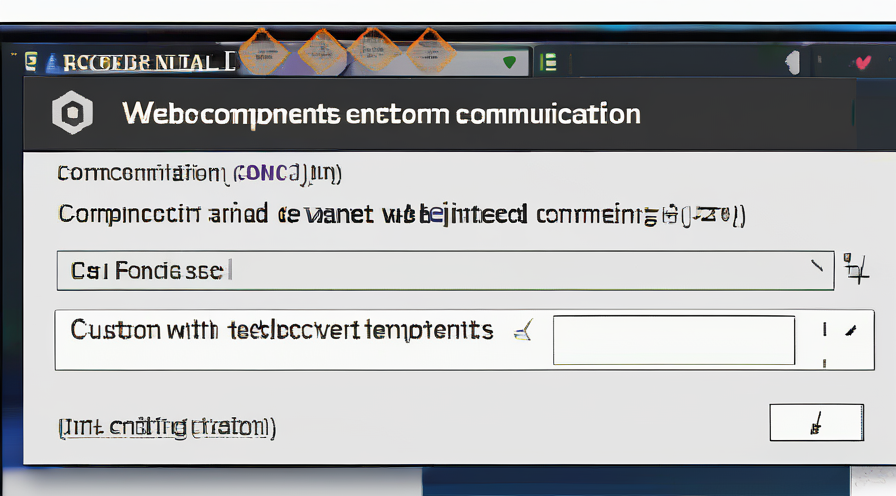 Communicating Custom Events in WebComponents