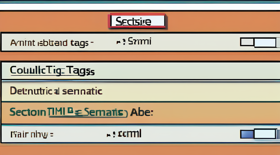 How to use section, main and aside tags in HTML